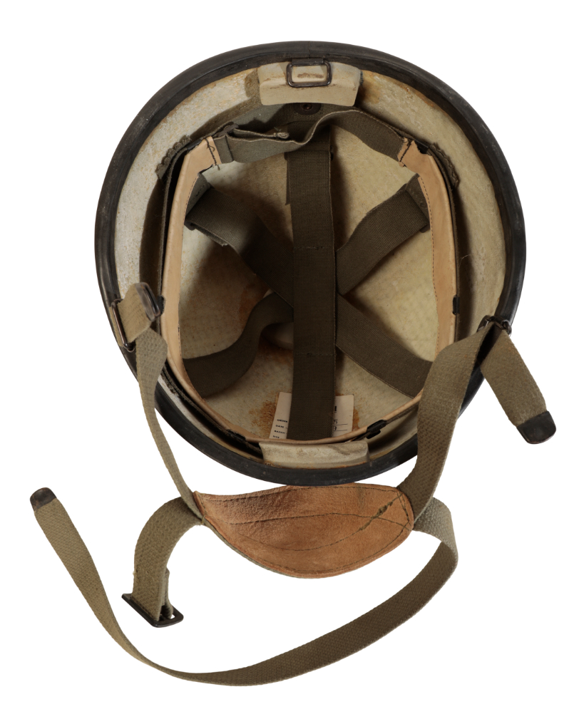 AN AMERICAN TANK HELMET - Image 2 of 2