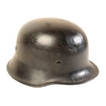 A WWII GERMAN MILITARY FIRE HELMET