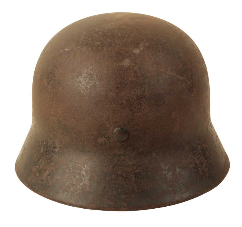 A WWII GERMAN M35 DOUBLE DECAL LUFTWAFFE HELMET - Image 3 of 6