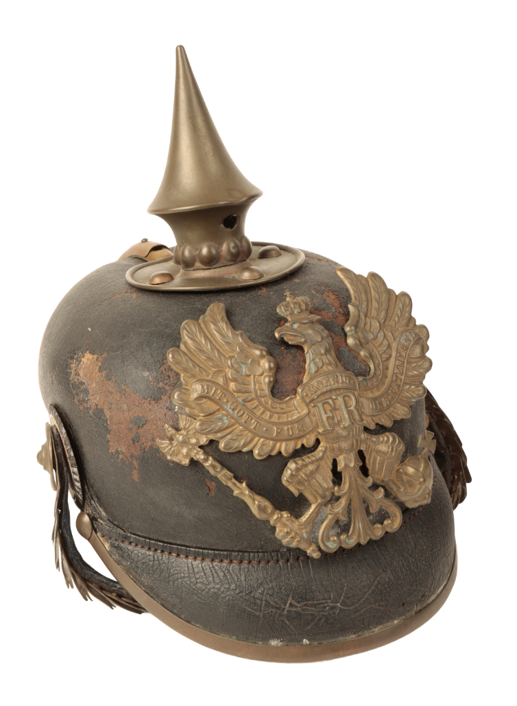 A WWI PRUSSIAN PICKELHAUBE HELMET