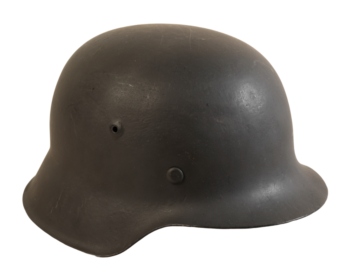 A WWII GERMAN M42 HELMET