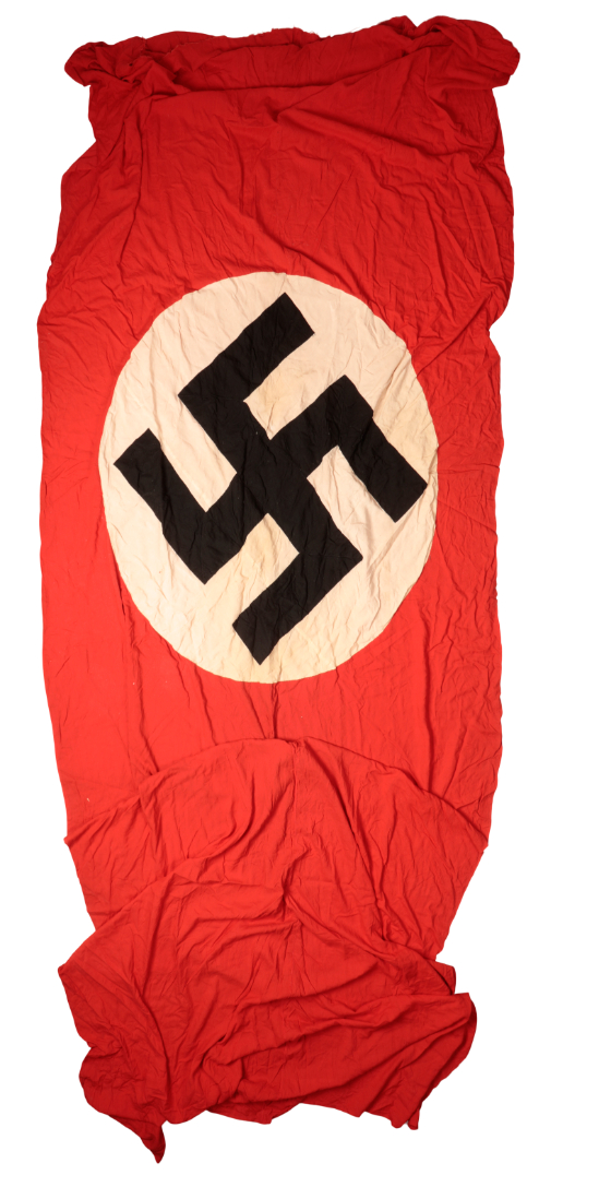 A LARGE WWII GERMAN NAZI BANNER