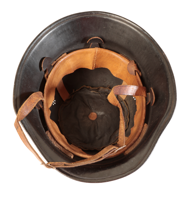 A WWII GERMAN MILITARY FIRE HELMET - Image 2 of 2