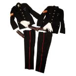 A QUANTITY OF ROYAL MARINE DRESS UNIFORMS