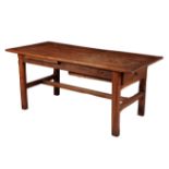 A PROVINCIAL FRENCH FRUITWOOD DINING TABLE