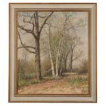 ALPHONSE STENGELIN (1852-1938) Study of trees