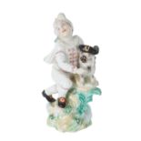 A PAIR OF DERBY PORCELAIN FIGURES