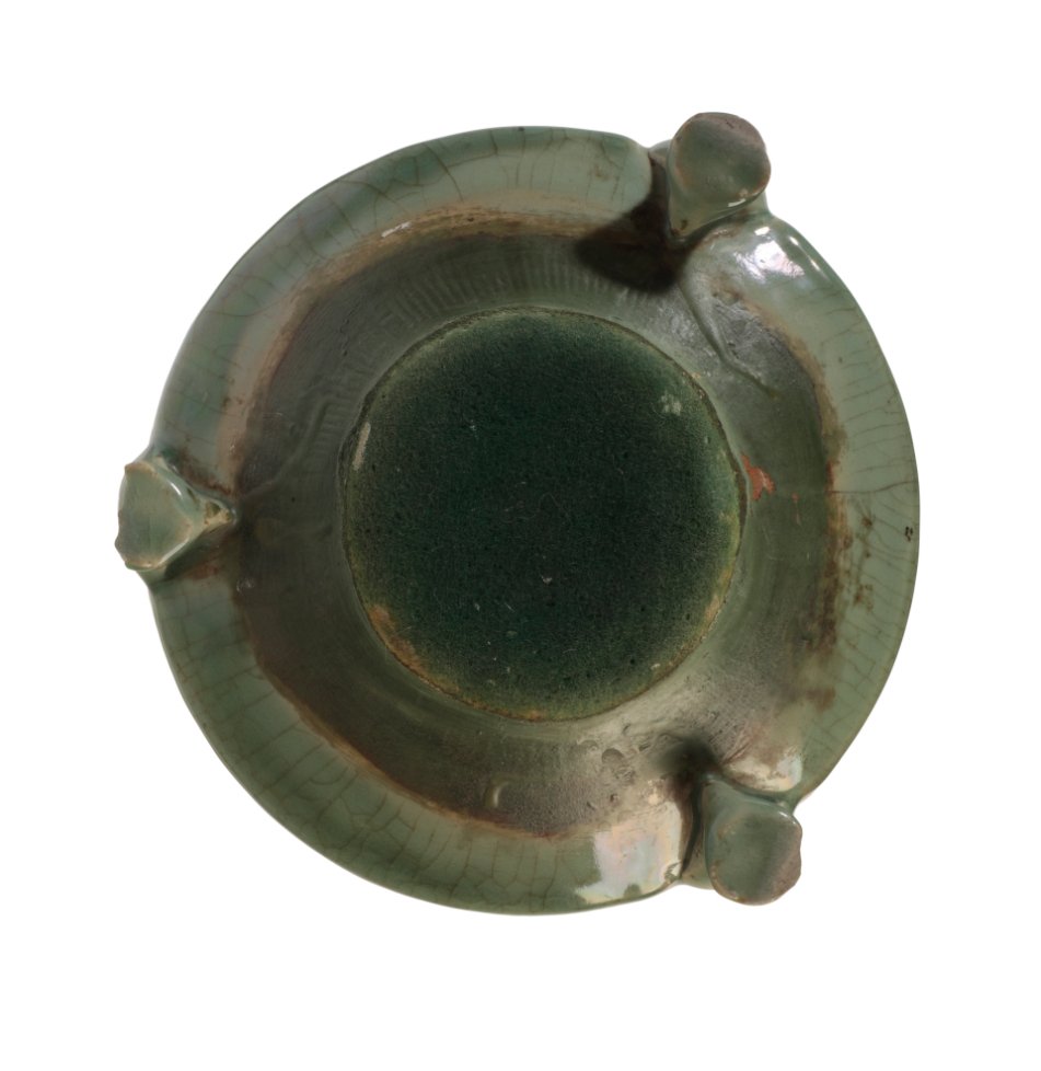 A LARGE CHINESE LONGQUAN CELADON CENSER - Image 2 of 2