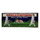 HALL'S DISTEMPER: A PICTORIAL ENAMEL SIGN