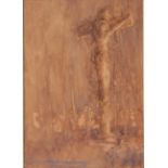 VICTOR NOBLE RAINBIRD (1888-1936) 'The Wancourt Crucifix, France, 1918'