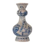 A FRENCH FAIENCE VASE
