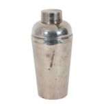 A GERMAN SILVER PLATED COCKTAIL SHAKER