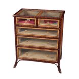 MAITLAND-SMITH: A FAUX BAMBOO DRESSING CHEST
