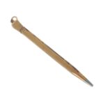 A 9CT GOLD CASED PENCIL