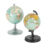 TWO SMALL GLOBES