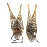 TWO PAIRS OF VINTAGE SNOWSHOES