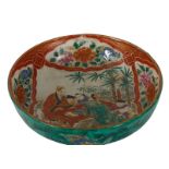 AN EARLY 20TH SATSUMA POTTERY BOWL