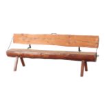 A TREATED PINE GARDEN BENCH