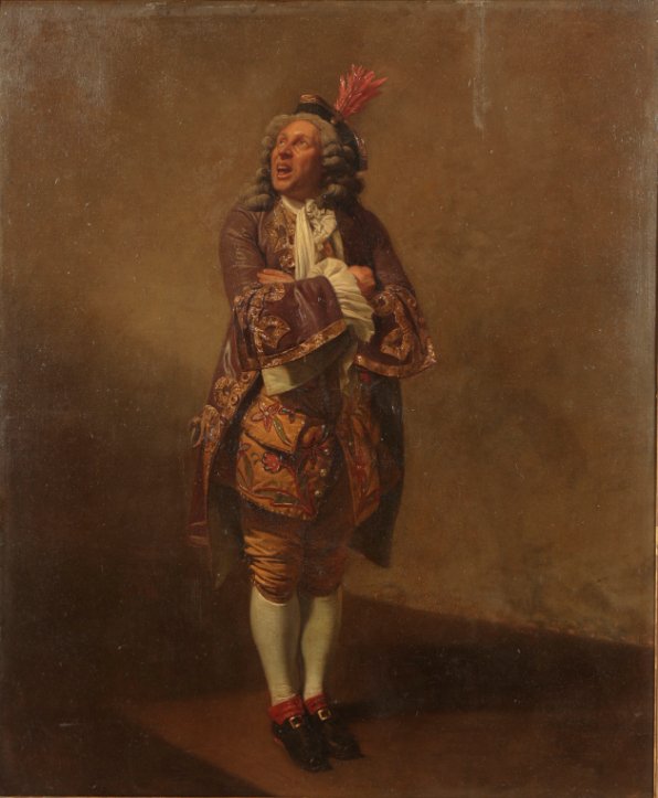 JOHANN ZOFFANY (1733-1810) Edward Townsend Singing 'The Beggar'