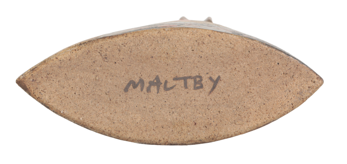 *JOHN MALTBY (1936-2020) A HAND-BUILT STONEWARE VESSEL WITH LOOP HANDLE - Bild 3 aus 3
