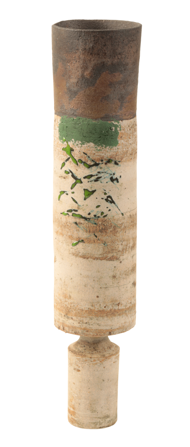 *ROBIN WELCH (1936-2019) An unusual cylindrical pedestal vase - Bild 2 aus 3