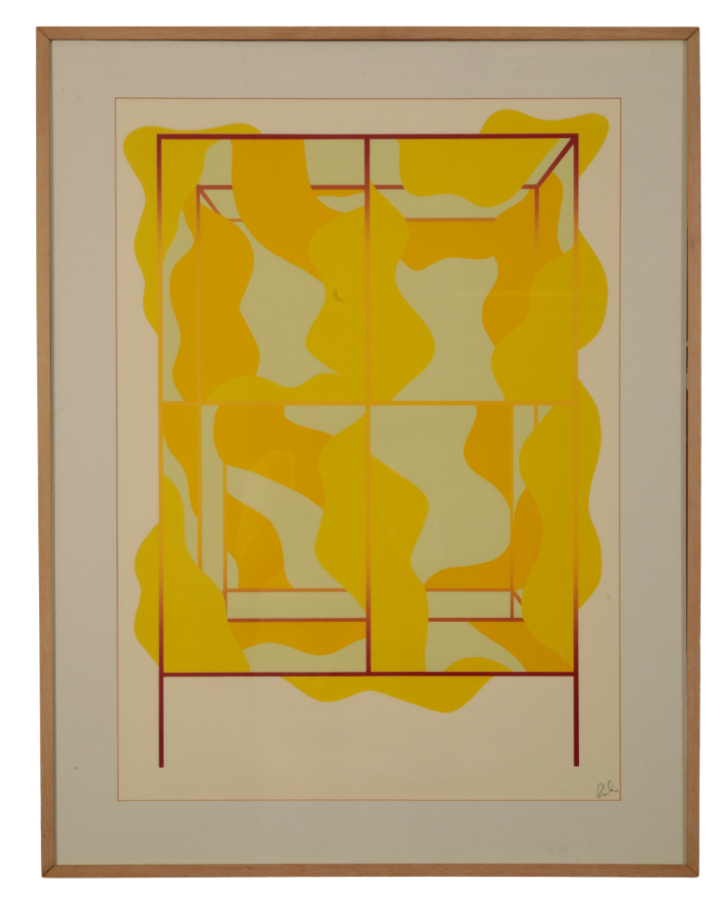 *ROLAND PICHE (B. 1938) 'Yellow and Red Space Frame' - Bild 2 aus 3