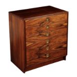 ARCHIE SHINE DESIGN FOR HEAL FURNITURE: A ROSEWOOD CHEST OF DRAWERS