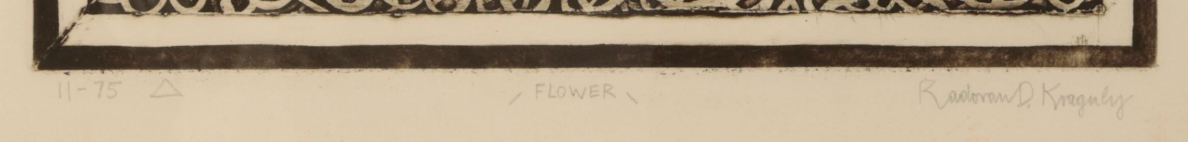 *RADOVAN D. KRAGULY (B. 1935) 'Flower' - Bild 3 aus 3