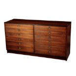 ARCHIE SHINE DESIGN FOR HEAL FURNITURE: A ROSEWOOD CHEST OF DRAWERS