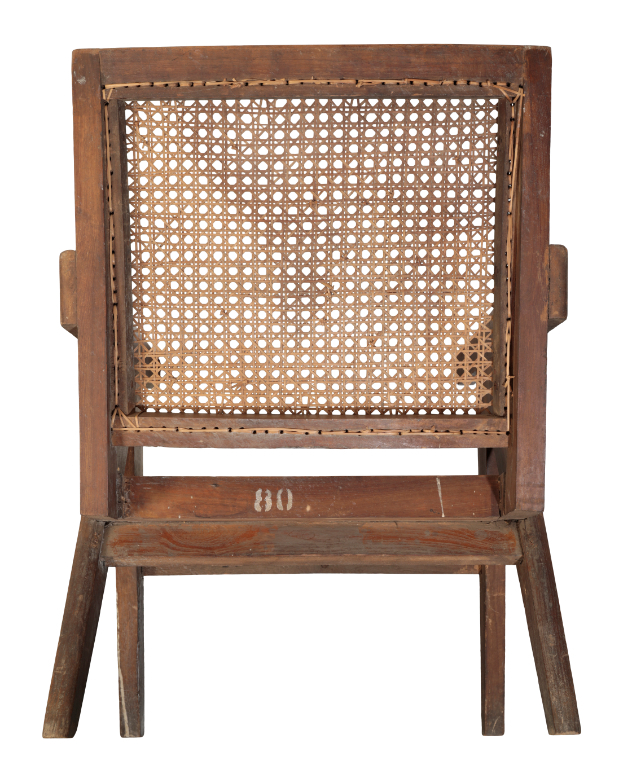 PIERRE JEANNERET (1896-1967) FOR CHANDIGARH: A PAIR OF TEAK ARMCHAIRS PJ-010104T - Image 5 of 8