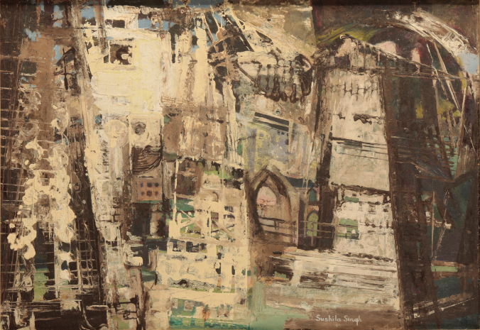 *SUSHILA SINGH (1904-1999) 'Cathedral'