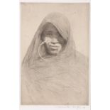 MORTIMER LUDDINGTON MENPES (1855-1938) Portrait of an Indian woman
