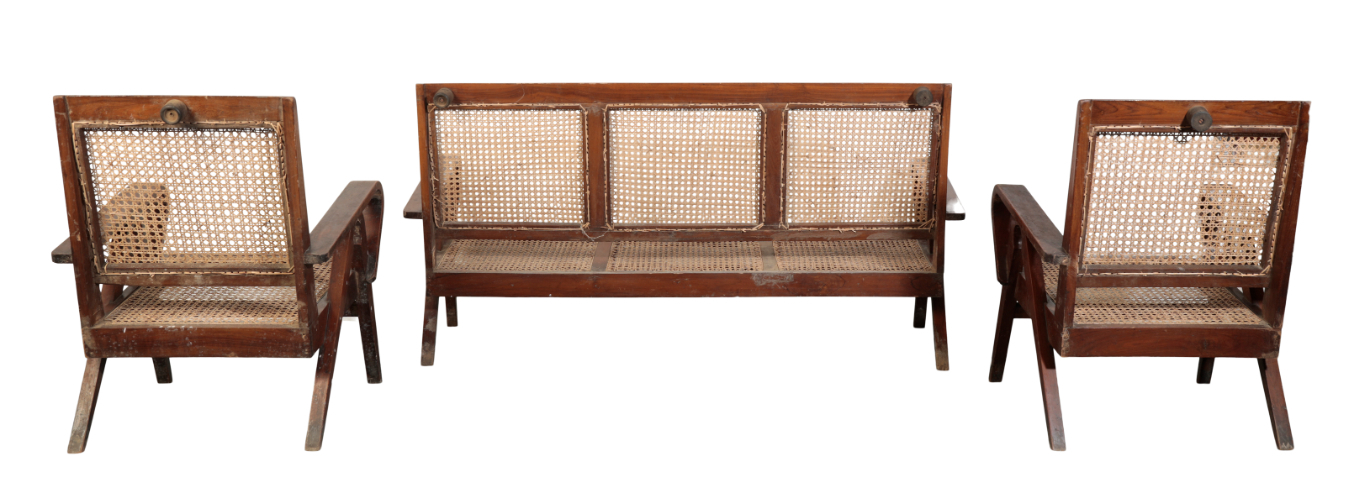 PIERRE JEANNERET (1896-1967) FOR CHANDIGARH: A SUITE OF TEAK LOUNGE FURNITURE PJ-010705 - Image 2 of 3