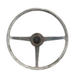 A LAND ROVER SERIES 2A STEERING WHEEL