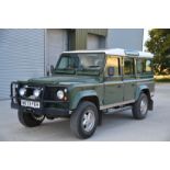 A LAND ROVER DEFENDER 110 300 TDI STATION WAGON 12 SEAT