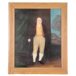 20TH CENTURY IN THE 18TH CENTURY STYLE, PORTRAIT OF A COUNTRY SQUIRE