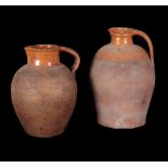 TWO LARGE TERRACOTTA JUGS