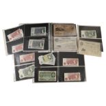 A COLLECTION OF BANK OF ENGLAND BANK NOTES
