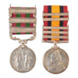 CAMPAIGN PAIR TO 2845 PTE A JACKSON NORTHAMPTONSHIRE REGT