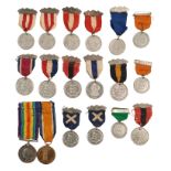 COLLECTION OF DORSET ATTENDANCE MEDALS FROM 1900