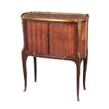 A LOUIS XV STYLE KINGWOOD CABINET