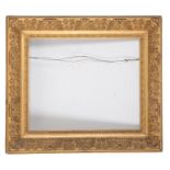 A GILTWOOD AND COMPOSITION FRAME