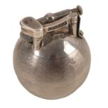 DUNHILL: A 1929 "GOLF BALL" PETROL LIGHTER