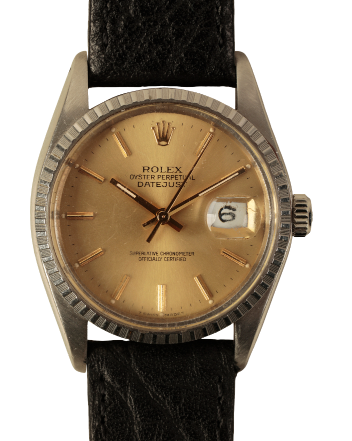 ROLEX OYSTER PERPETUAL DATEJUST: A GENTLEMAN'S STAINLESS STEEL WRISTWATCH