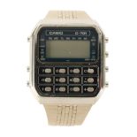 CASIO C-7101: A STAINLESS STEEL CALCULATOR WATCH