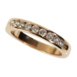 A DIAMOND HALF ETERNITY RING