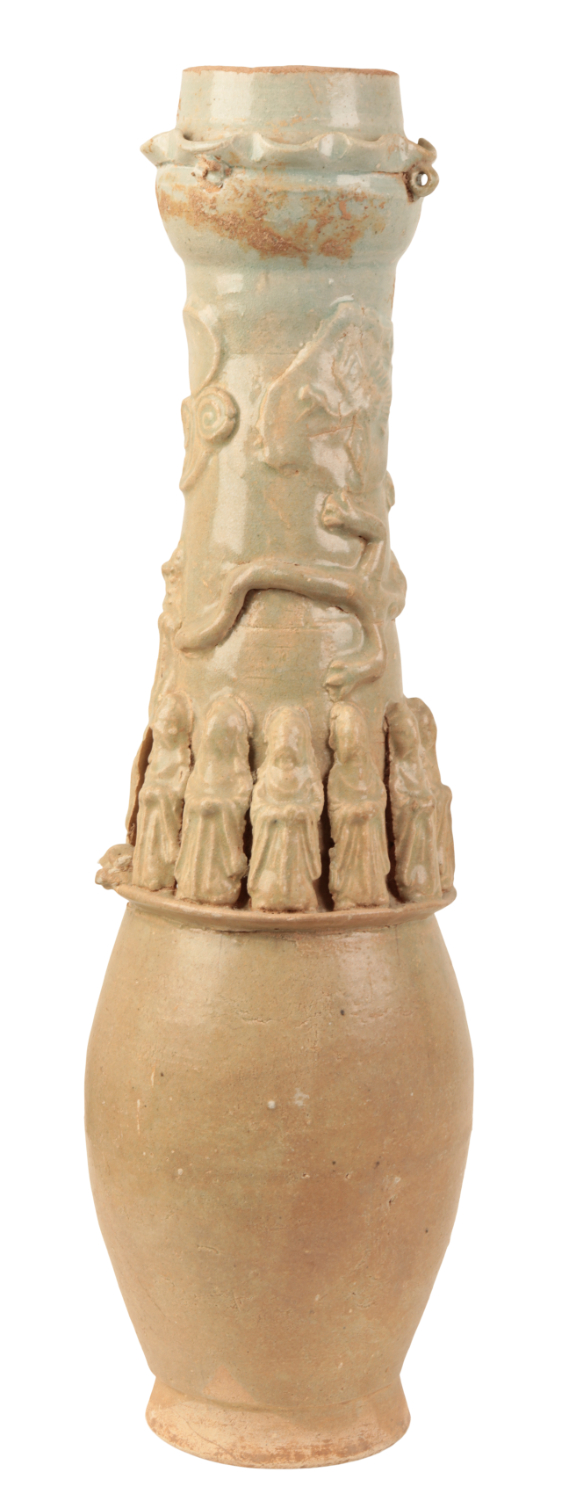 A CHINESE QINGBAI FUNERARY VASE - Image 2 of 6