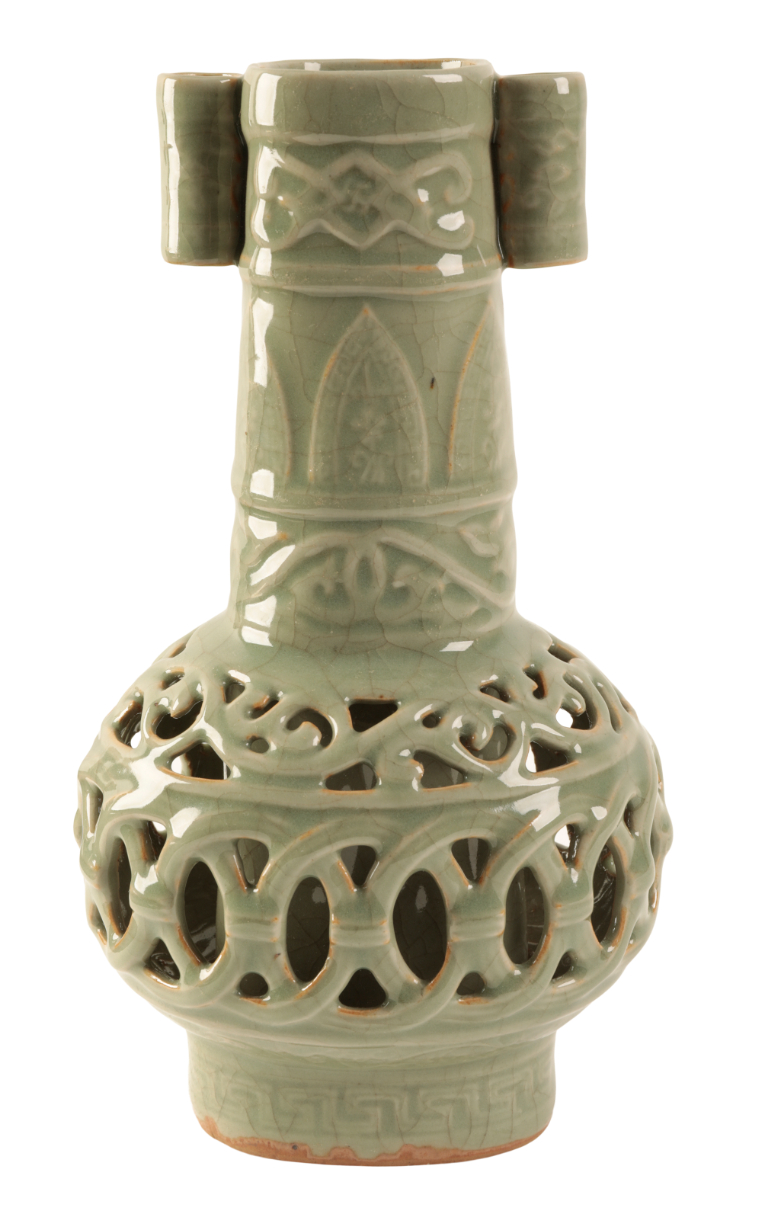 A CHINESE 'LONGQUAN' CELADON VASE - Image 3 of 5