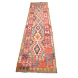 A CONTEMPORARY ANATOLIAN STYLE KILIM RUNNER