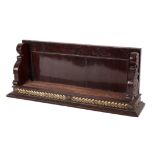 A REGENCY GRAINED ROSEWOOD BOOKSHELF